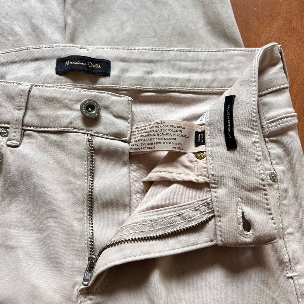 Massimo Dutti Skinny Jeans In Bone - Picture 8 of 11
